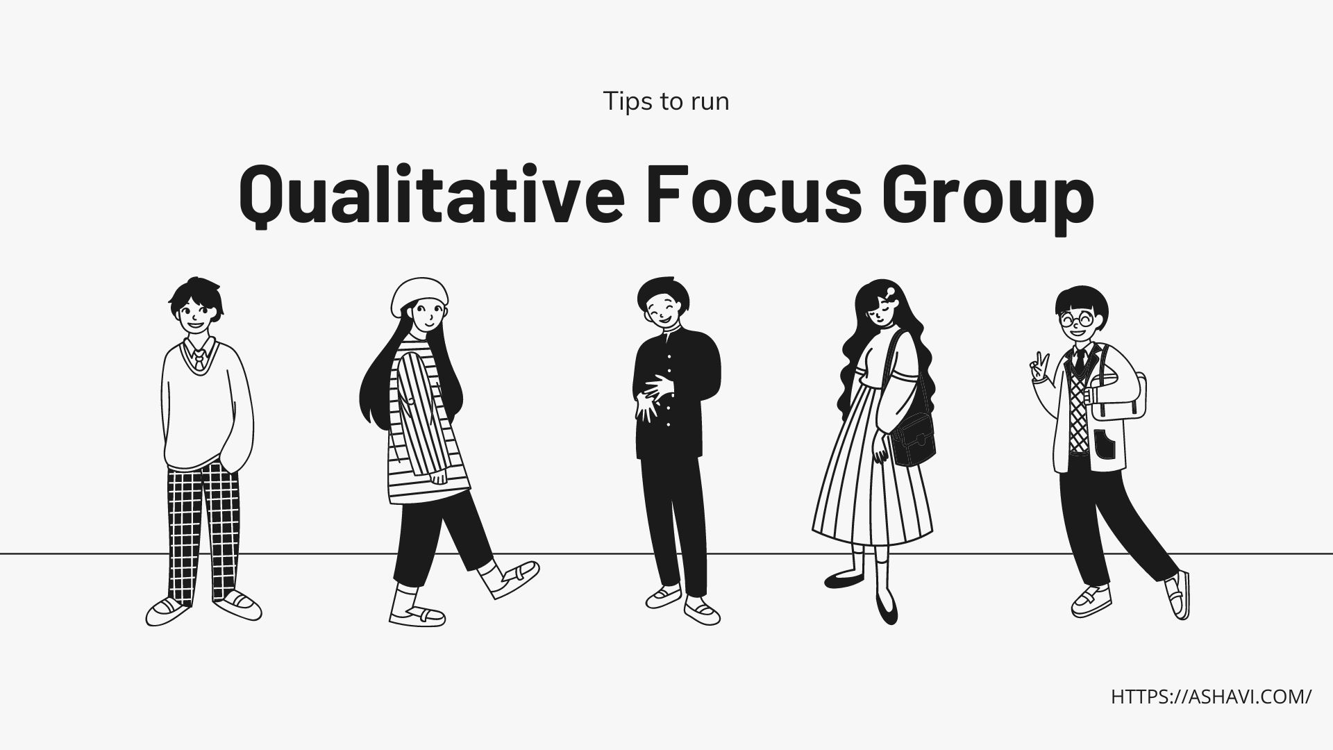 Tips to run qualitative focus group